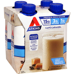 Atkins Protein Rich Shake Cafe Caramel 4 Shakes