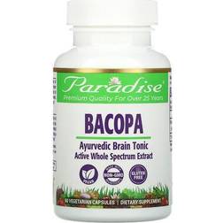 Paradise Herbs Bacopa 60 Vegetarian Capsules