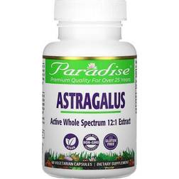 Paradise Herbs Astragalus 60 Vegetarian Capsules