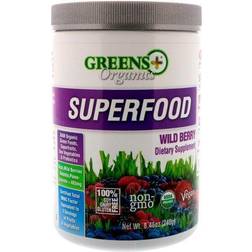 Greens Plus Organics Superfood Drink Mix Wild Berry 8.46 oz