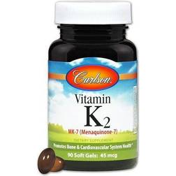 Carlson Vitamin K2 45 mcg 90 Softgels