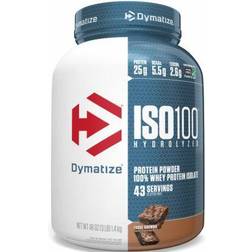 Dymatize ISO100 Hydrolyzed 100% Whey Protein Isolate Fudge Brownie 3 lbs