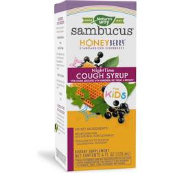 Nature's Way Sambucus Honeyberry Night Time Cough Syrup For Kids 4 fl oz