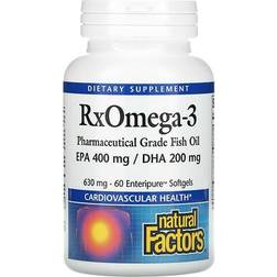 Natural Factors RxOmega-3 60 Softgels