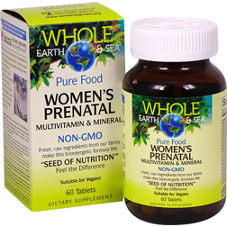 Natural Factors Whole Earth & Sea Women's Prenatal Mutlivitamin & Mineral 60 Tablets