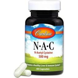 Carlson NAC N-Acetyl Cysteine 500 mg 60 Capsules