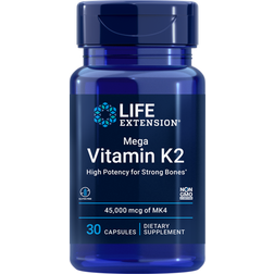 Life Extension Mega Vitamin K2 45000 mcg of MK4 30 Capsules