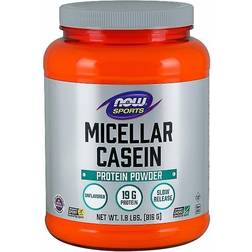 NOW Sports Micellar Casein Natural Unflavored 1.8 lbs