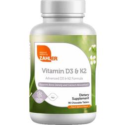 Zahler Vitamin D3 & K2 Peach Apricot 90 pcs