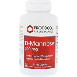 Protocol For Life Balance D-Mannose 500 mg 90 Veg Capsules