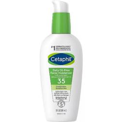 Cetaphil Cetaphil Cetaphil Daily Oil-free Facial Moisturizer With Sunscreen Spf 35 for Sensitive, Combination Skin, 3 ounces