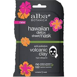 Alba Botanica Botanica Hawaiin Detox Sheet Mask Volcanic Clay 1 Mask