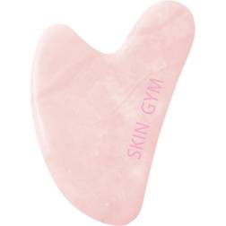 Skin Gym Rose Quartz Crystal Sculpty Heart Gua Sha Tool Pink