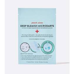 Peach Slices Microdart Acne Patches Hydrocolloid Fast- Acting Deep Blemish Patches Set of 9