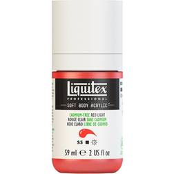 Liquitex Professional Soft Body Acrylic Color Multi Cap Bottles cadmium free red light 2 oz