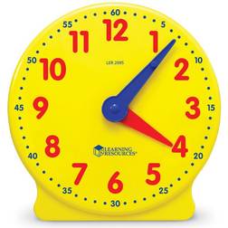 Learning Resources LER2095 BIG TIME CLOCK STUDENT 12 HR.-5 DIAMETER PLASTIC