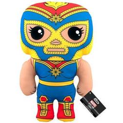 Funko Marvel Luchadores La Estrella Cosmica Captain Marvel 17-Inch Plush