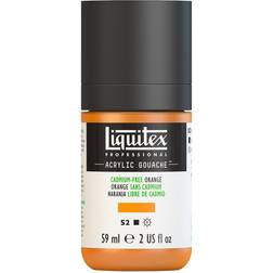 Liquitex Professional Acrylic Gouache cadmium free orange 2 oz