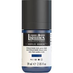 Liquitex Professional Acrylic Gouache phthalocyanine blue (green shade) 2 oz