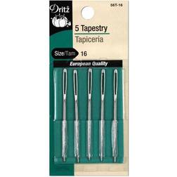 Dritz 5 Tapestry Hand Needles Size 16