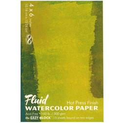 Hot Press Watercolor Paper block 4 in. x 6 in. 15 sheets