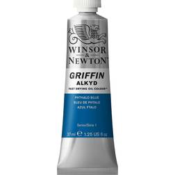 Winsor & Newton and Griffin Alkyd Oil Colour Phthalo Blue