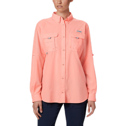 Columbia Women’s PFG Bahama Long Sleeve Shirt - Tiki Pink