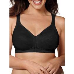 Playtex 18 Hour Posture Boost Front Close Wireless Bra - Black