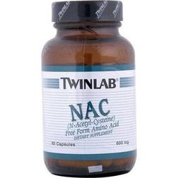 Twinlab NAC N-Acetyl Cysteine 600 mg 60 Capsules 60 pcs