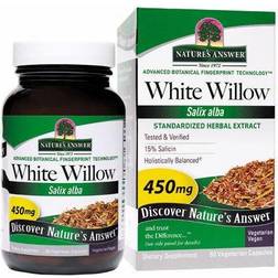 Nature's Answer White Willow Bark Extract 60 Vegetarian Capsules