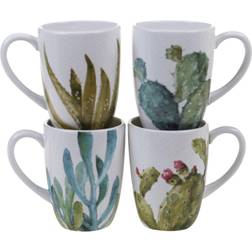 Certified International Cactus Verde Mug 65.06cl 4pcs