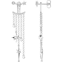 Thomas Sabo Stars Earrings - Silver/Transparent