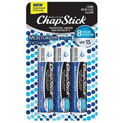 ChapStick Lip Moisturizer SPF 15 Original 0.15 oz Each Pack of 3