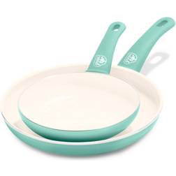 GreenLife Soft Grip Cookware Set 2 Parts