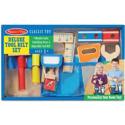 Melissa & Doug Deluxe Wooden Tool Belt Set