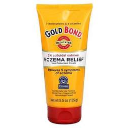 Gold Bond Medicated Eczema Relief Skin Protectant Cream 2% Colloidal Oatmeal 5.5 oz (155 g)