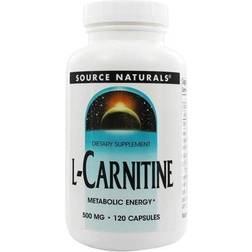 Source Naturals L-Carnitine 500 mg 120 Capsules