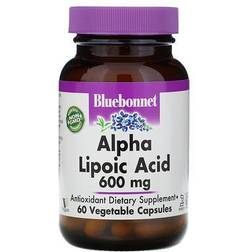 Bluebonnet Nutrition Alpha Lipoic Acid 600 mg 60 Vegetable Capsules 60 pcs