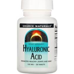 Source Naturals Hyaluronic Acid 100 mg 30 Tablets