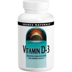 Source Naturals Vitamin D-3 1000 IU 100 Softgels 100 pcs