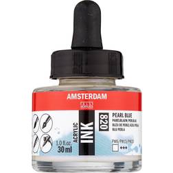 Amsterdam Acrylic Ink Bottle Pearl Blue 30ml