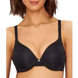 Hanes Ultimate ComfortBlend T-shirt Underwire Bra - Stripe Black