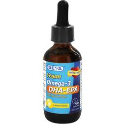 Deva Omega-3 DHA-EPA Liquid Lemon 2 fl oz