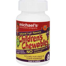 Michael's Naturopathic Programs Children's Chewables Daily Multi-Vitamin Natural Fruit 60 Chewables