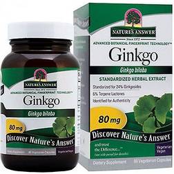 Nature's Answer Ginkgo 80 mg 60 Vegetarian Capsules