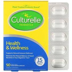 iHealth Culturelle Probiotics Health & Wellness 15 Billion CFUs 50 Once Daily Vegetarian Capsules