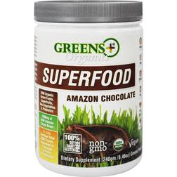 Greens Plus Organics Superfood Amazon Chocolate 8.46 oz