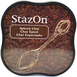 StazOn Solvent Ink spiced chai 2.375 in. x 2.375 in. midi pad