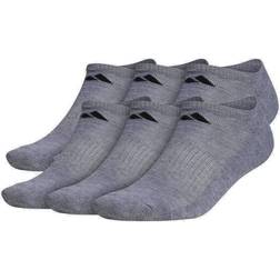 Adidas Athletic Cushioned No-Show Socks 6-pack Men - Medium Grey Heather