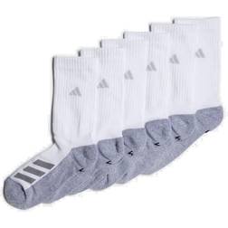 Adidas Cushioned Angle Stripe Crew Socks 6-pack Kids - White